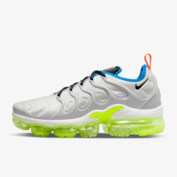 Nike Air Vapormax Plus Photon Dust Womens Size 7.5 White Volt Black DQ46… - Picture 3 of 7